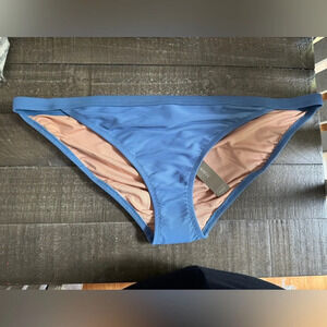 J.CREW NWT Ribbed-trim hipster full-coverage bikini‎ bottom Cornflower Blue XXL